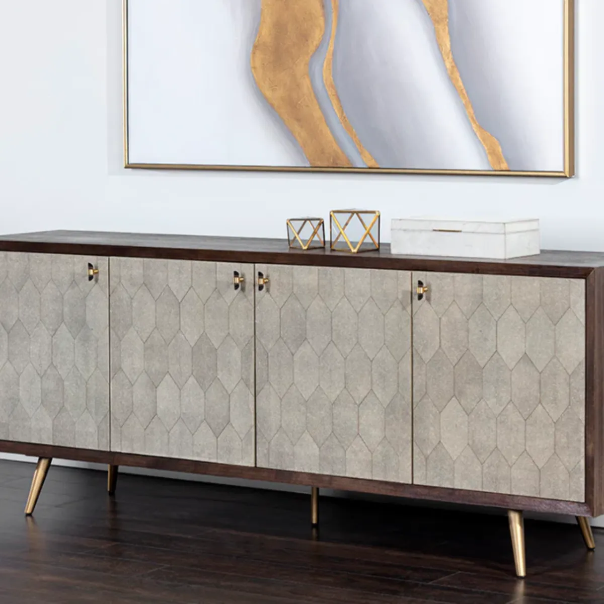 Aniston Sideboard Dark Mango by Sunpan Large