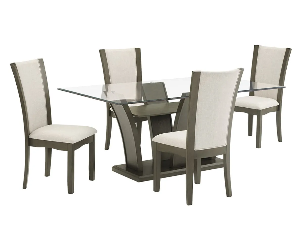 Aria Dining Set in Grey