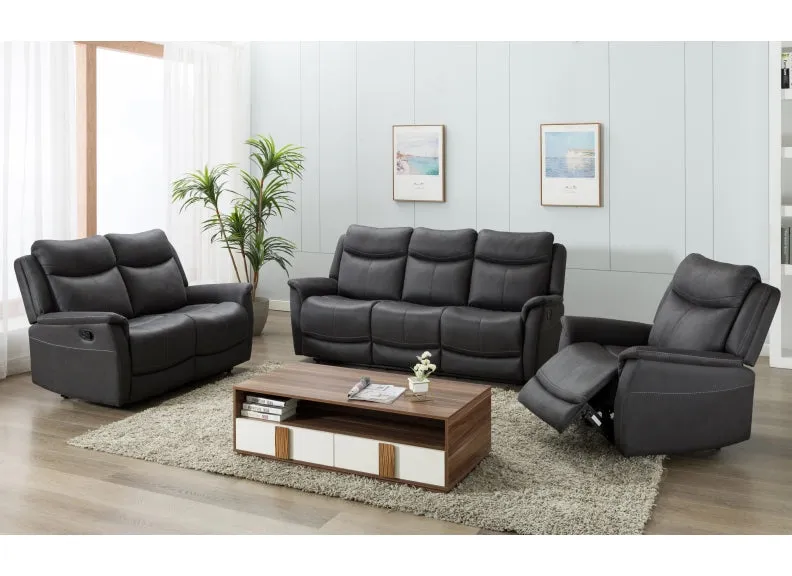 Arizona Manual Reclining Three Seat Sofas