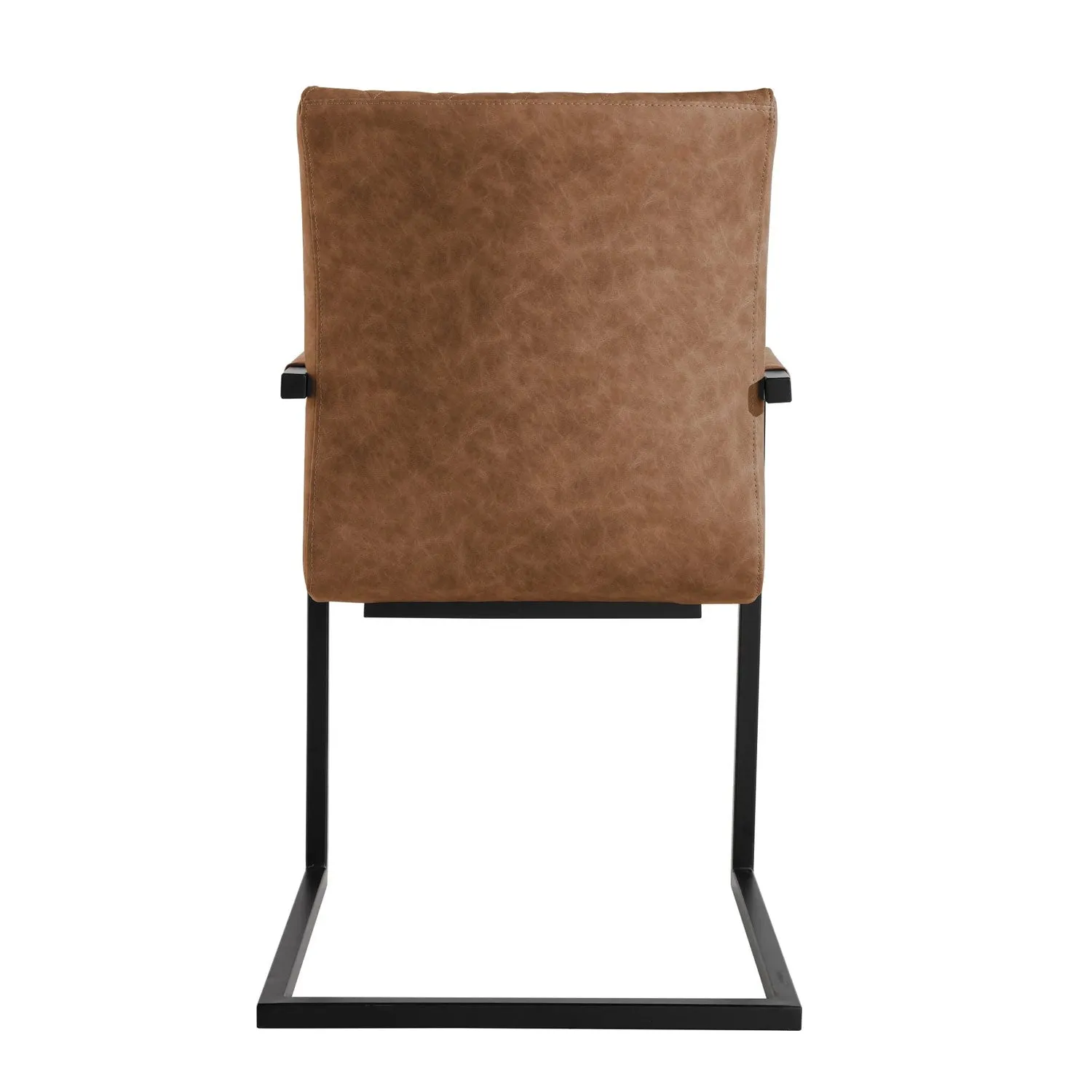 Ashley Upholstered Tan Carver Dining Chair