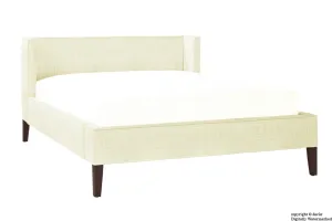 Banbury Linen Upholstered Bed - Cream