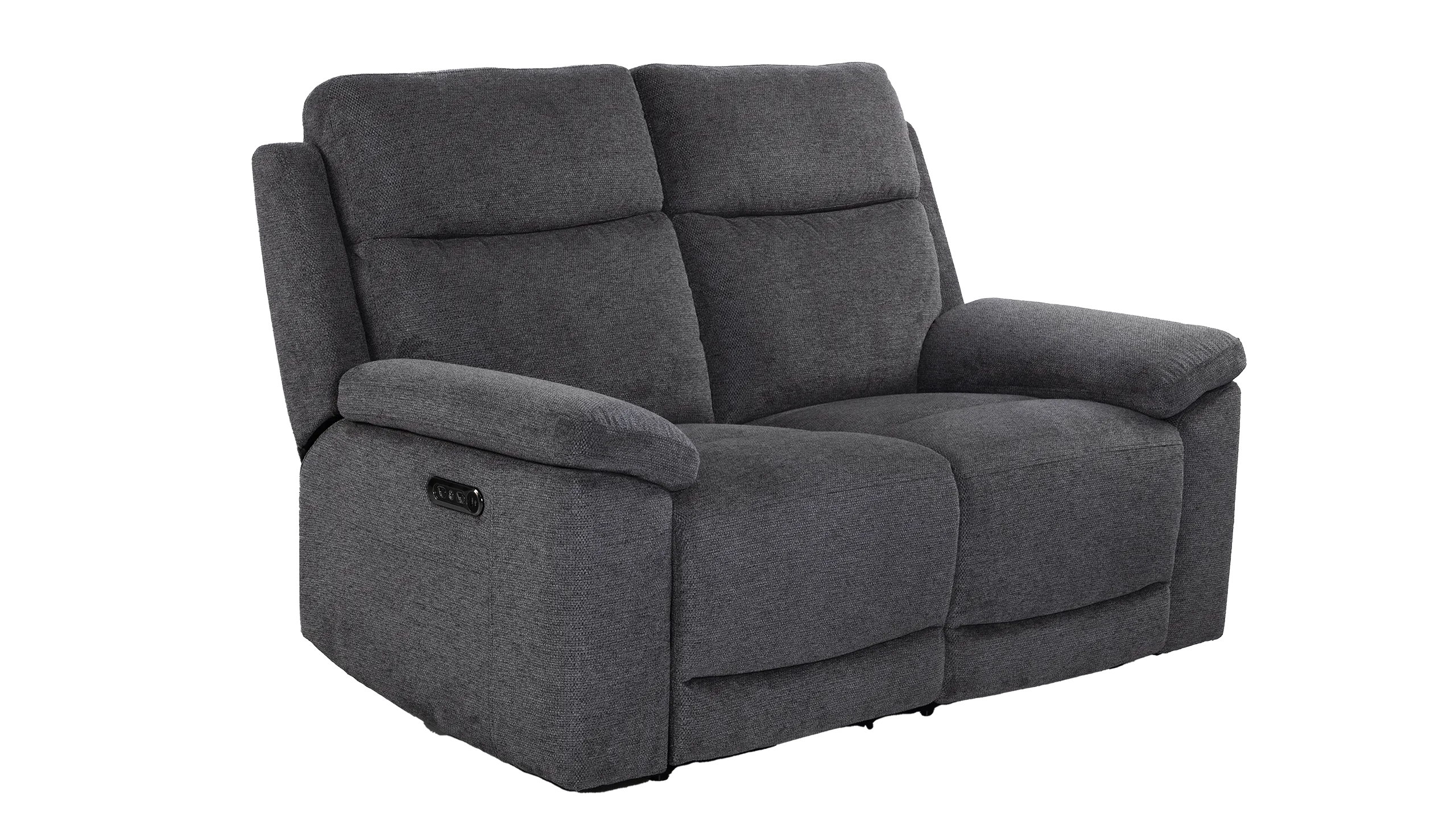 Banks 2 Seater Power Recliner Fabric Sofa