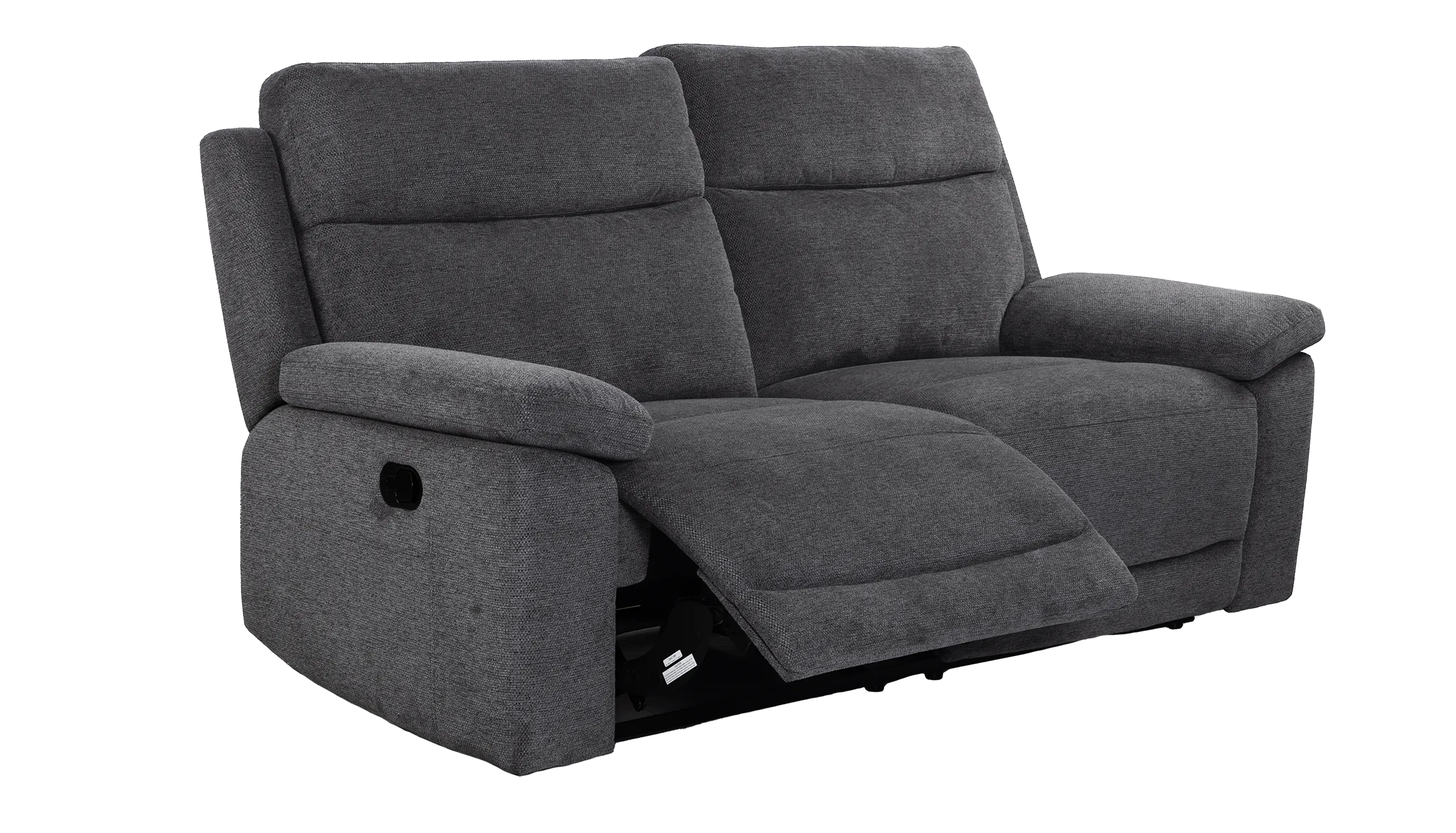 Banks 3 Seater Manual Recliner Fabric Sofa