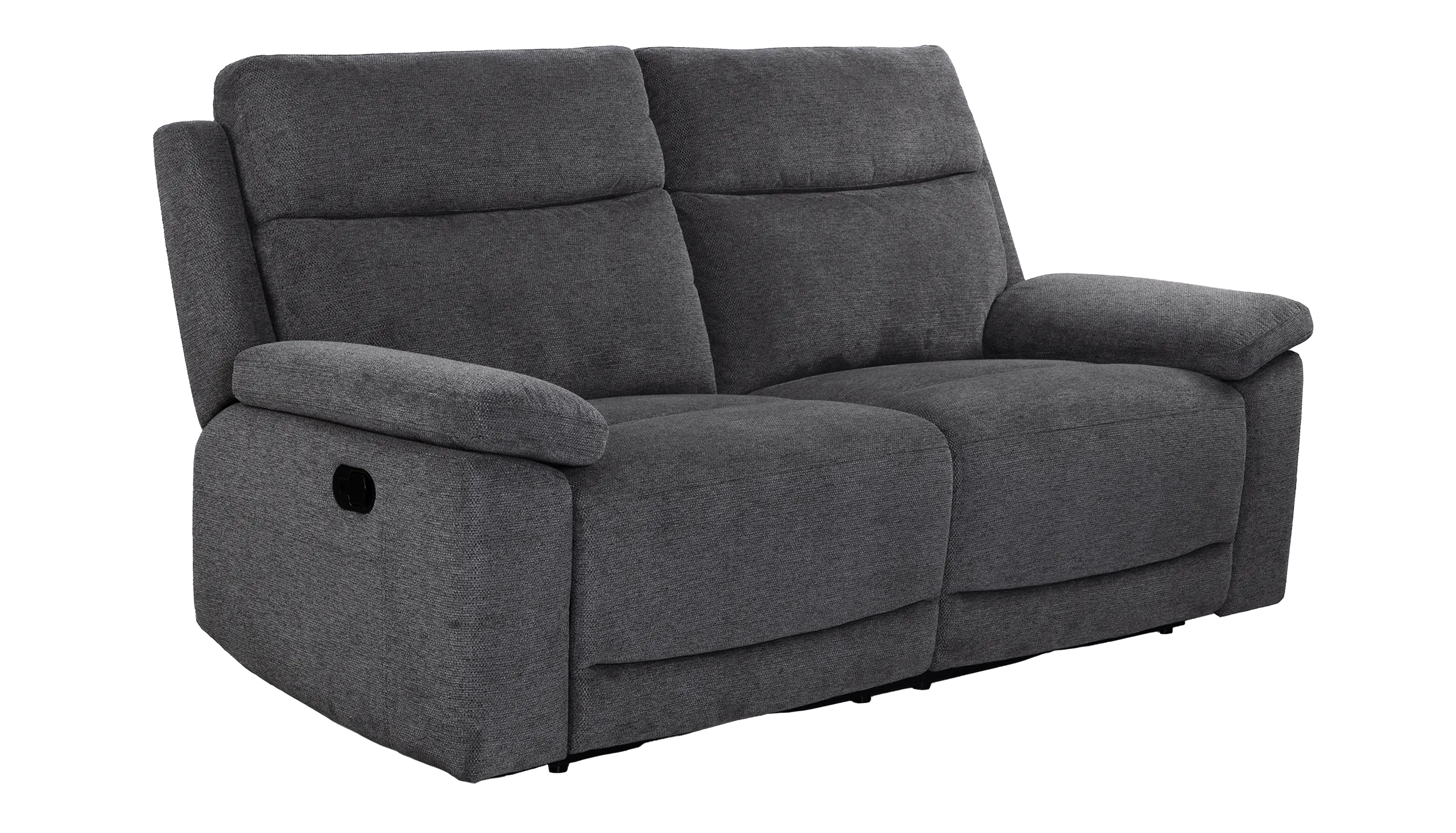 Banks 3 Seater Manual Recliner Fabric Sofa