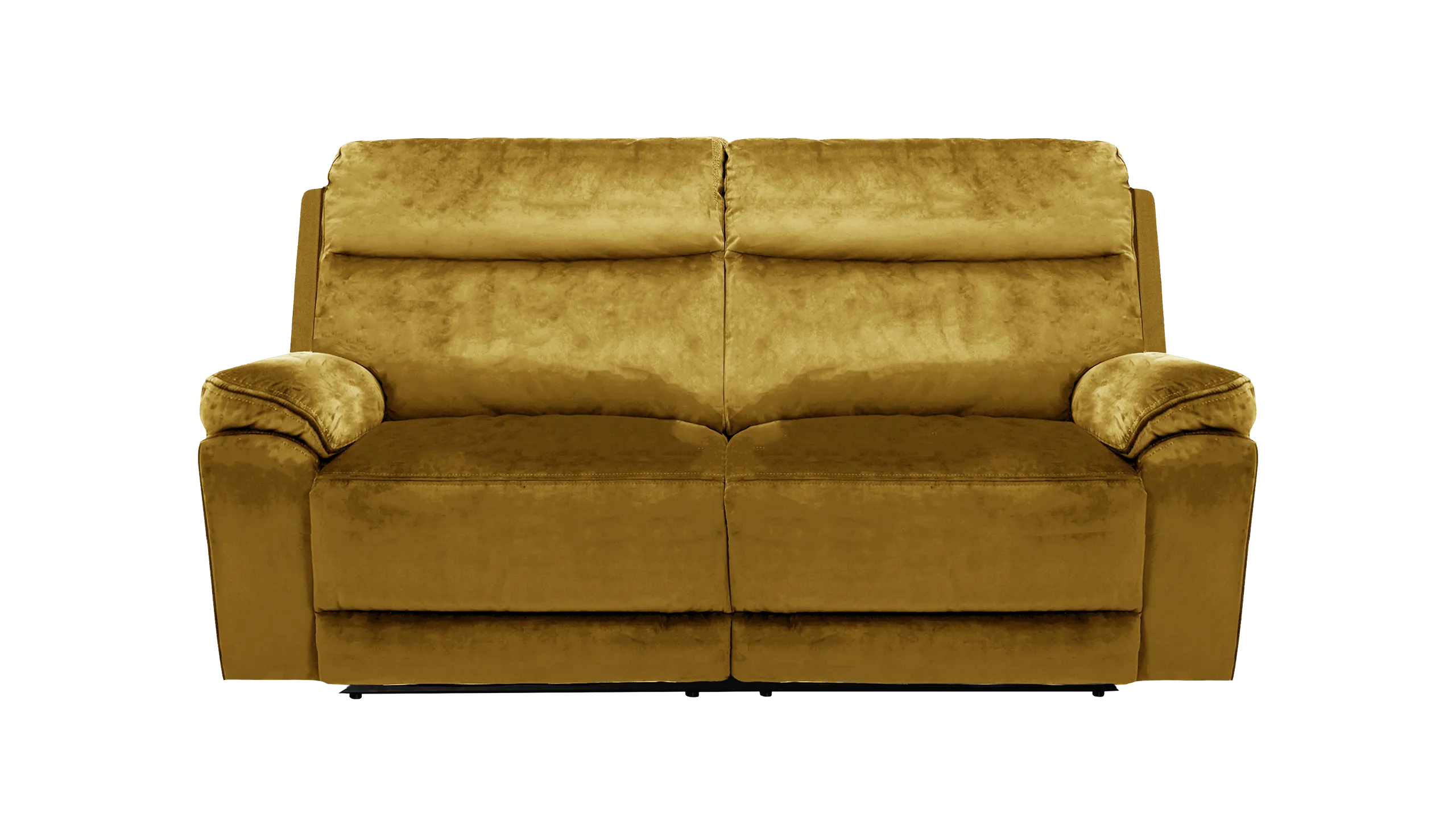 Banks 3 Seater Manual Recliner Velvet  Sofa