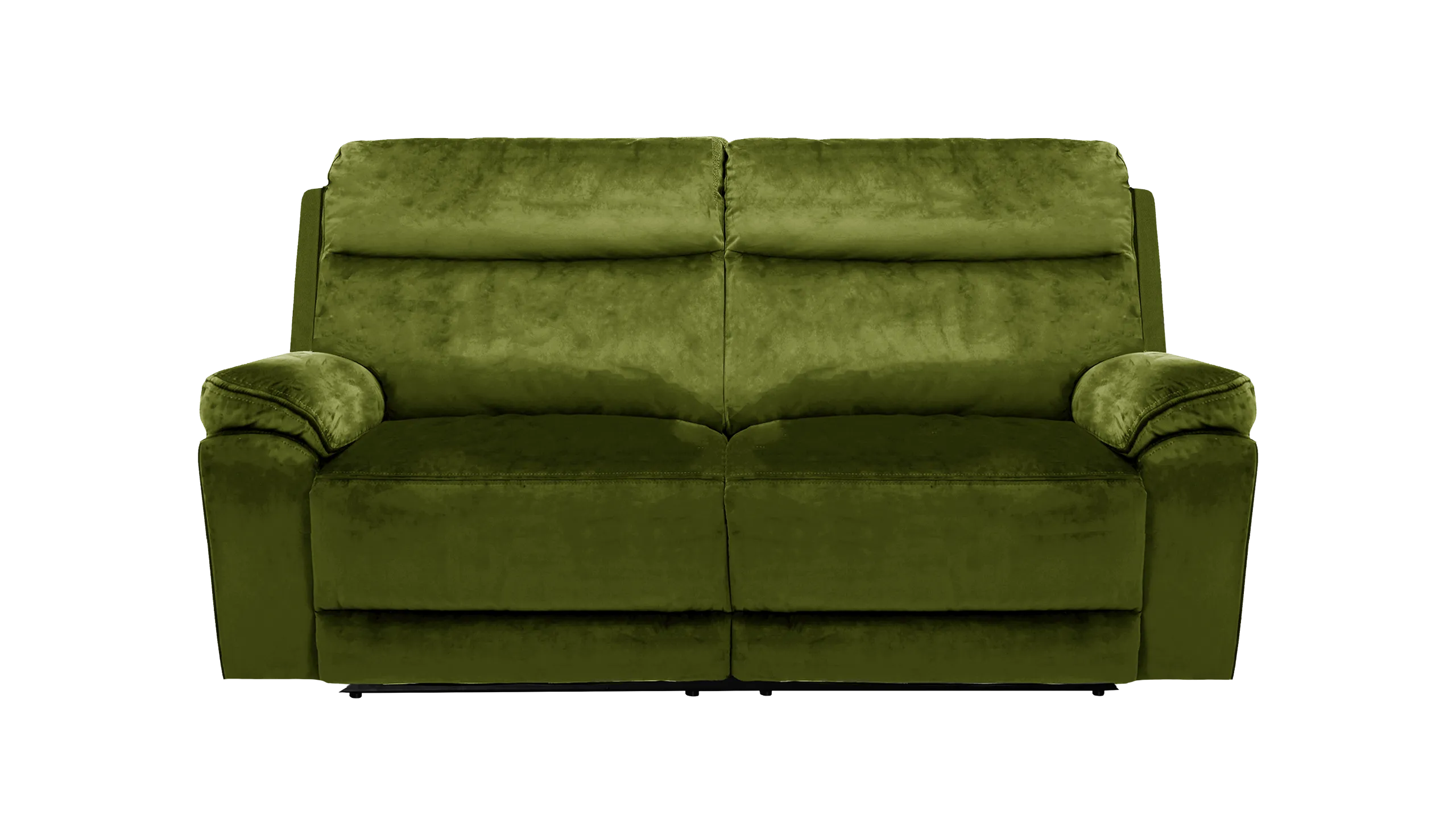 Banks 3 Seater Manual Recliner Velvet  Sofa