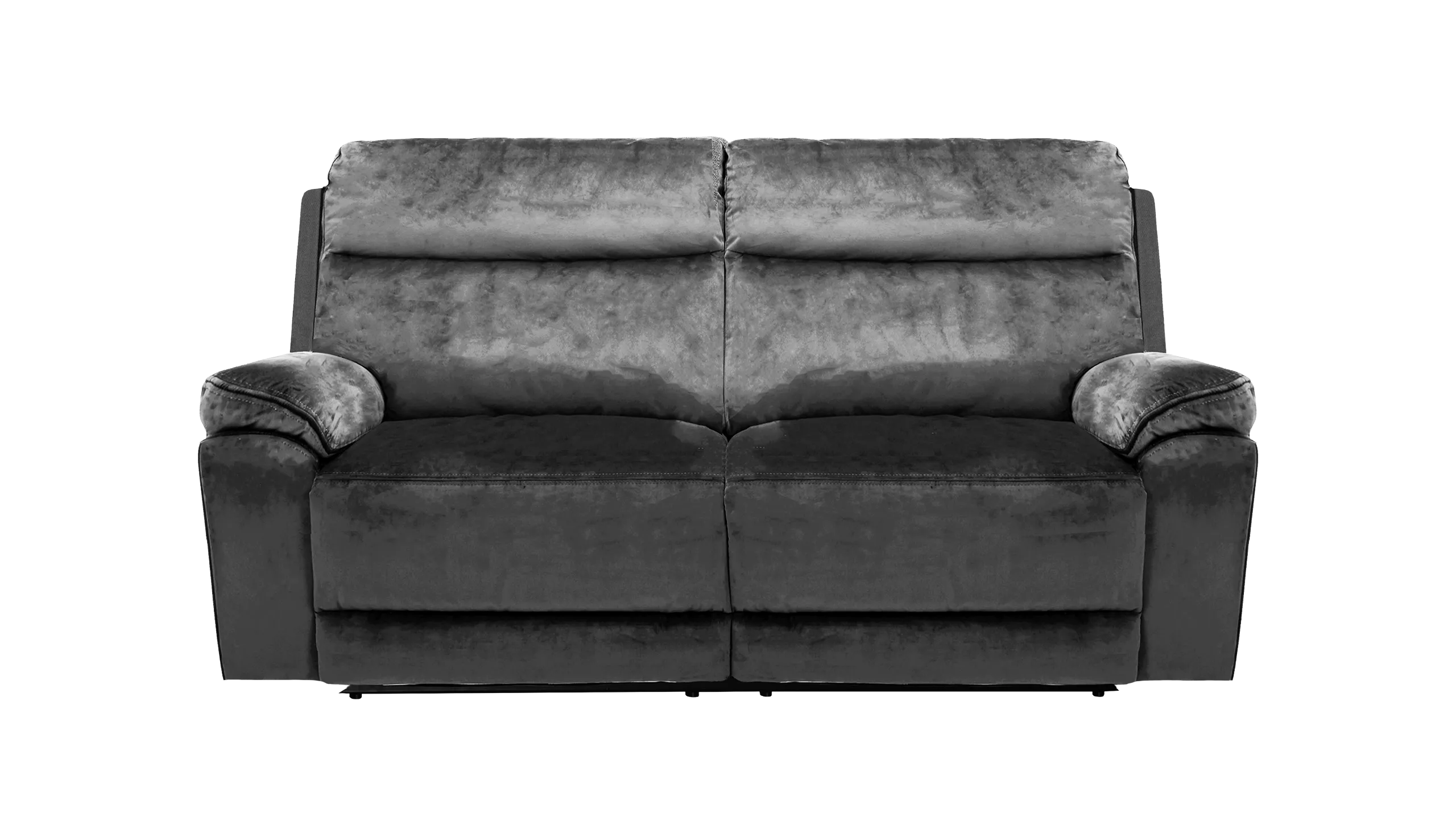 Banks 3 Seater Manual Recliner Velvet  Sofa