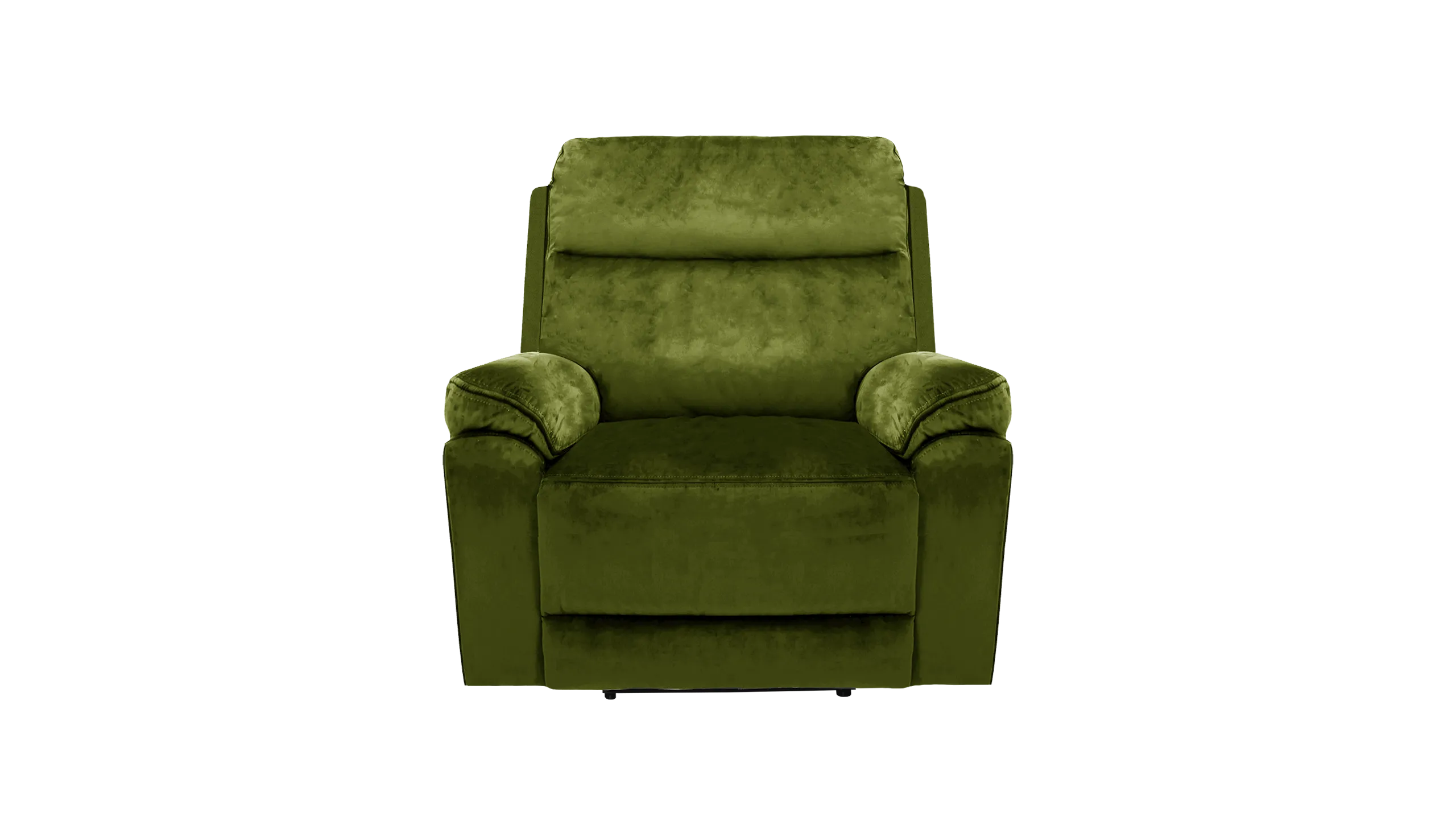 Banks Manual Recliner Velvet Armchair