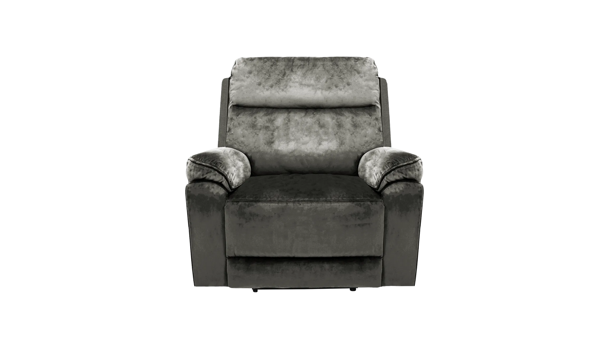 Banks Manual Recliner Velvet Armchair