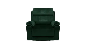 Banks Manual Recliner Velvet Armchair