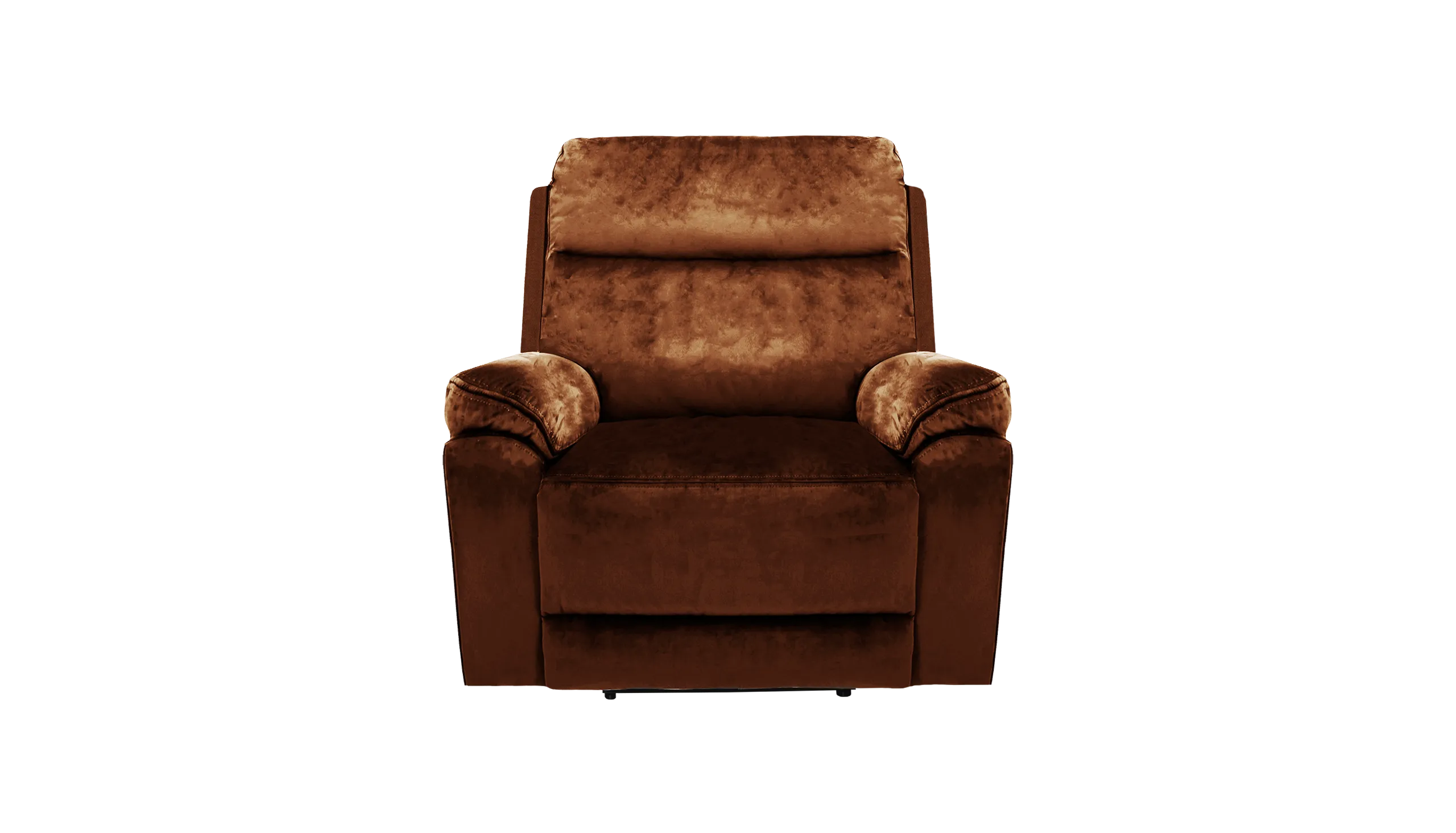 Banks Manual Recliner Velvet Armchair