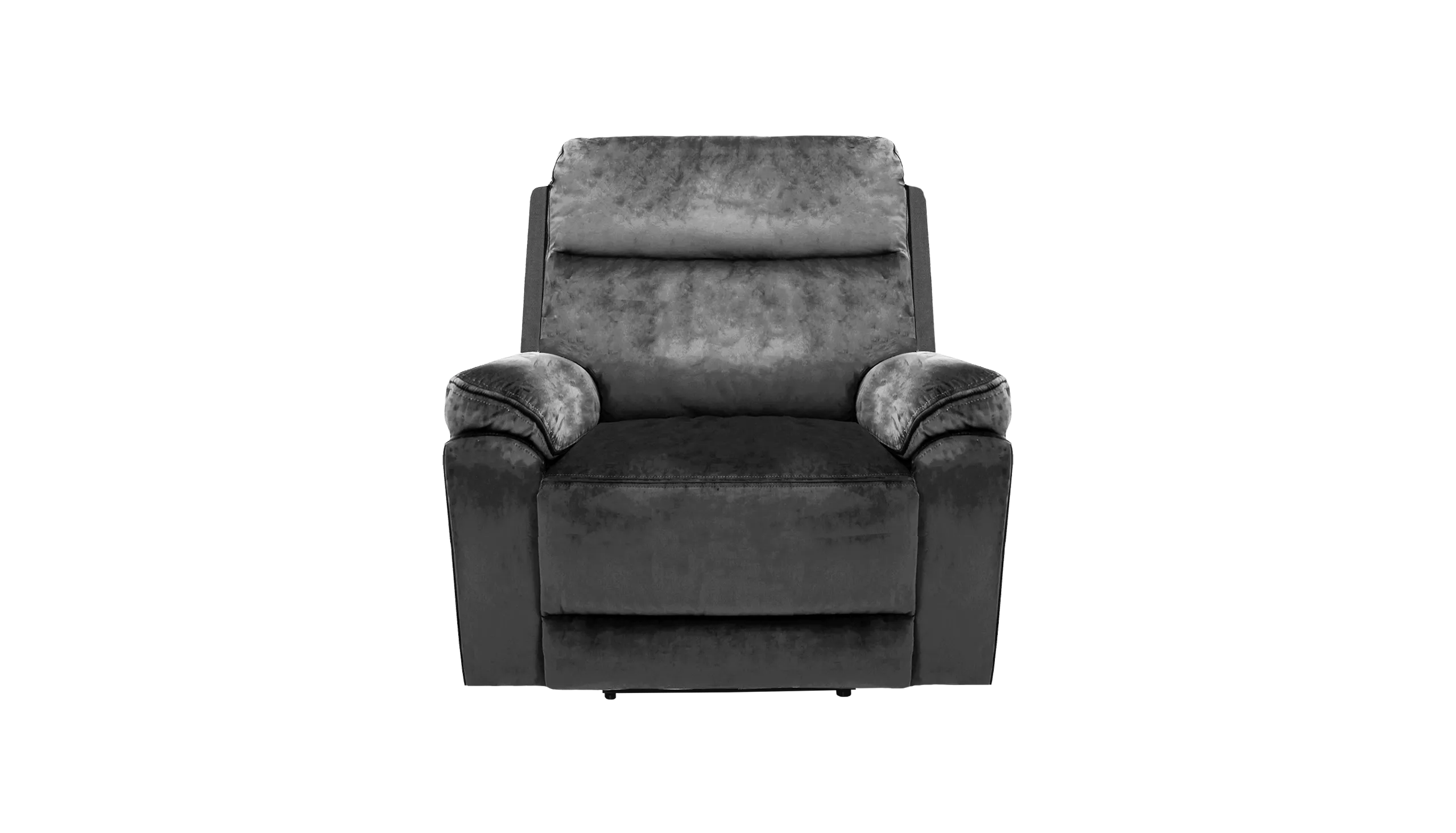 Banks Manual Recliner Velvet Armchair