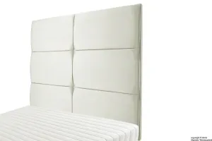 Bardi Wall High Velvet Headboard - Cream