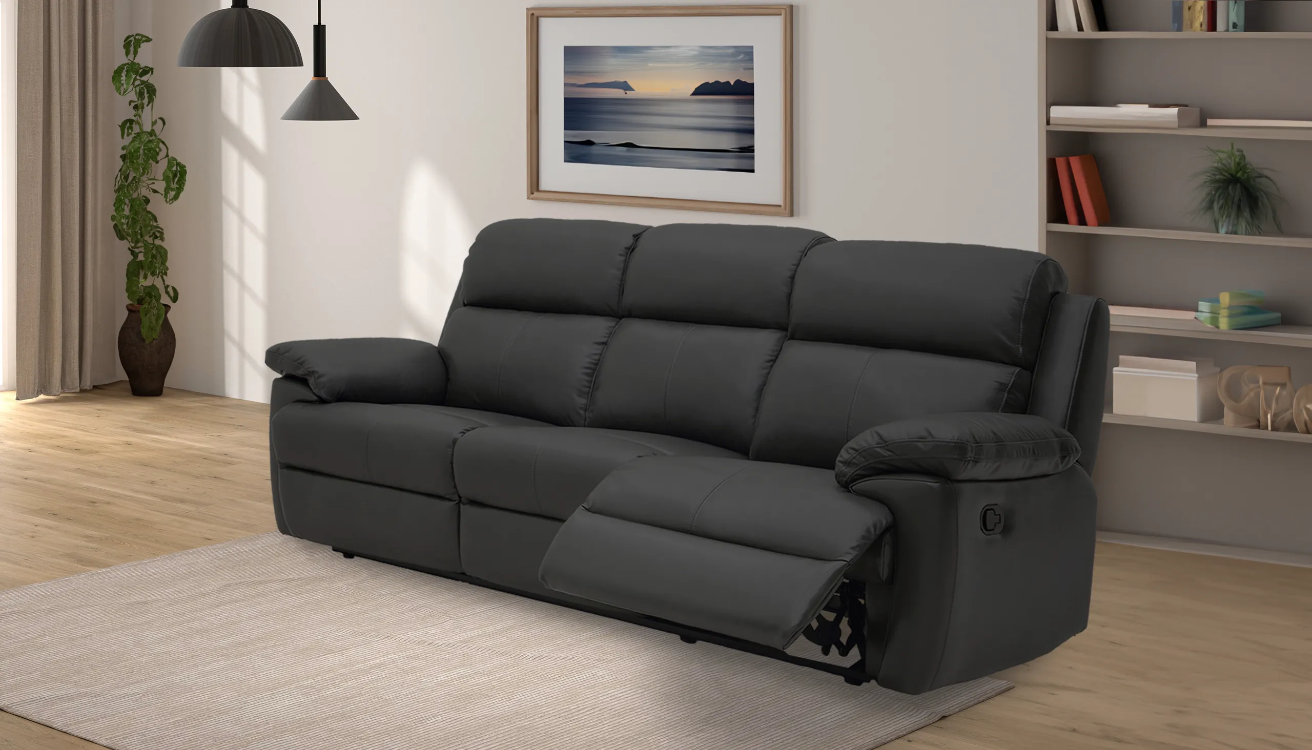 Blair 2 Seater Power Recliner Sofa with Power Headrests