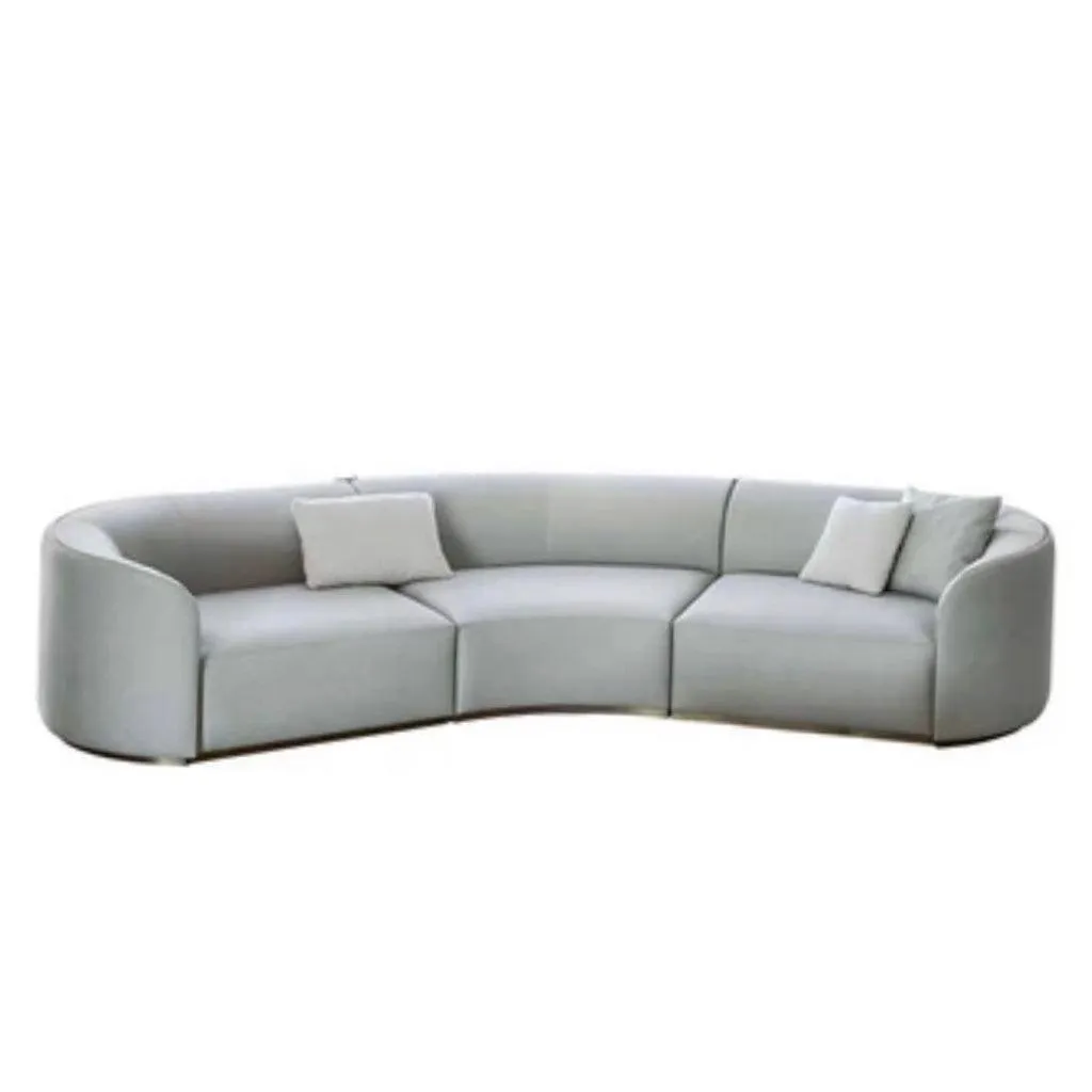 Carlson Sectional Curve Round Sofa