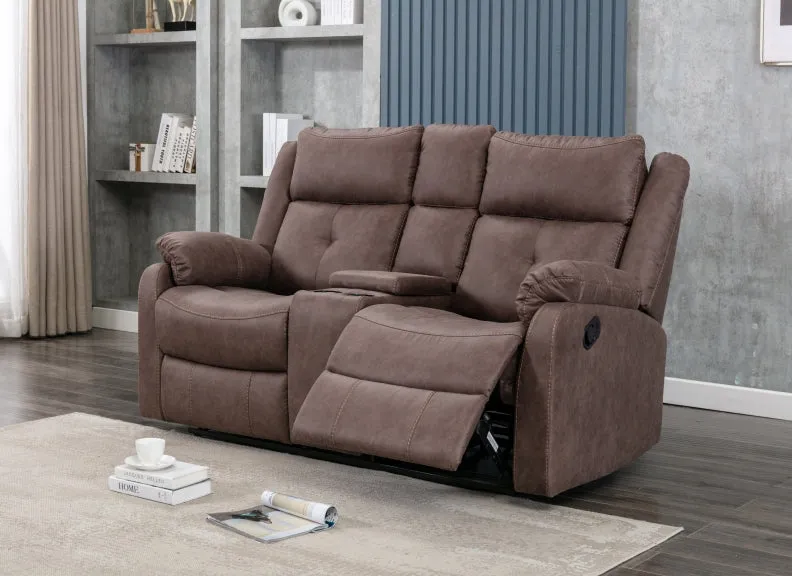 Casey Reclining 2RR Sofas W/Console