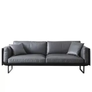 Donnie Genuine Cowhide Leather Sofa