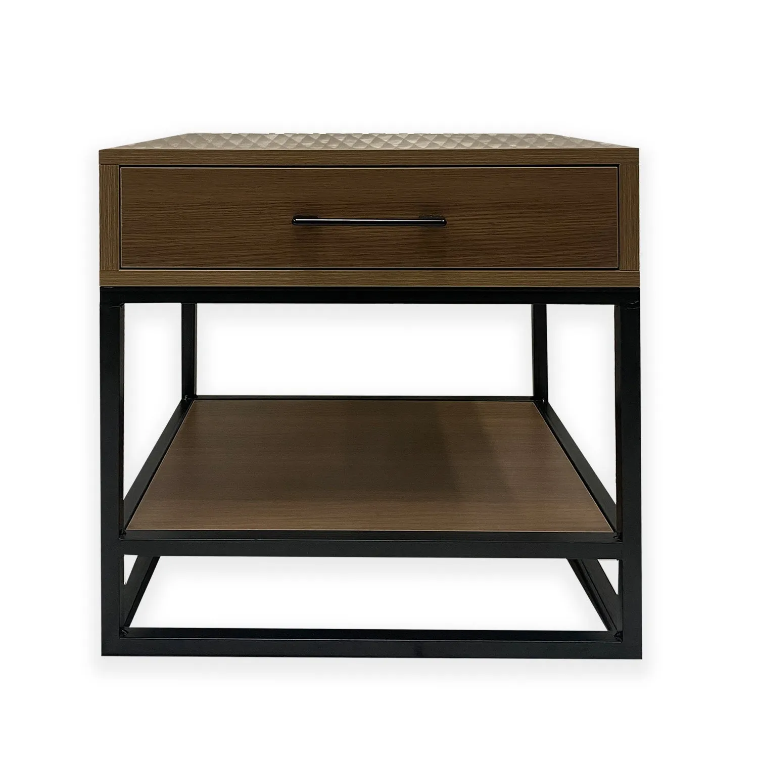 Ellie Side Table with 1 Drawer & Shelf