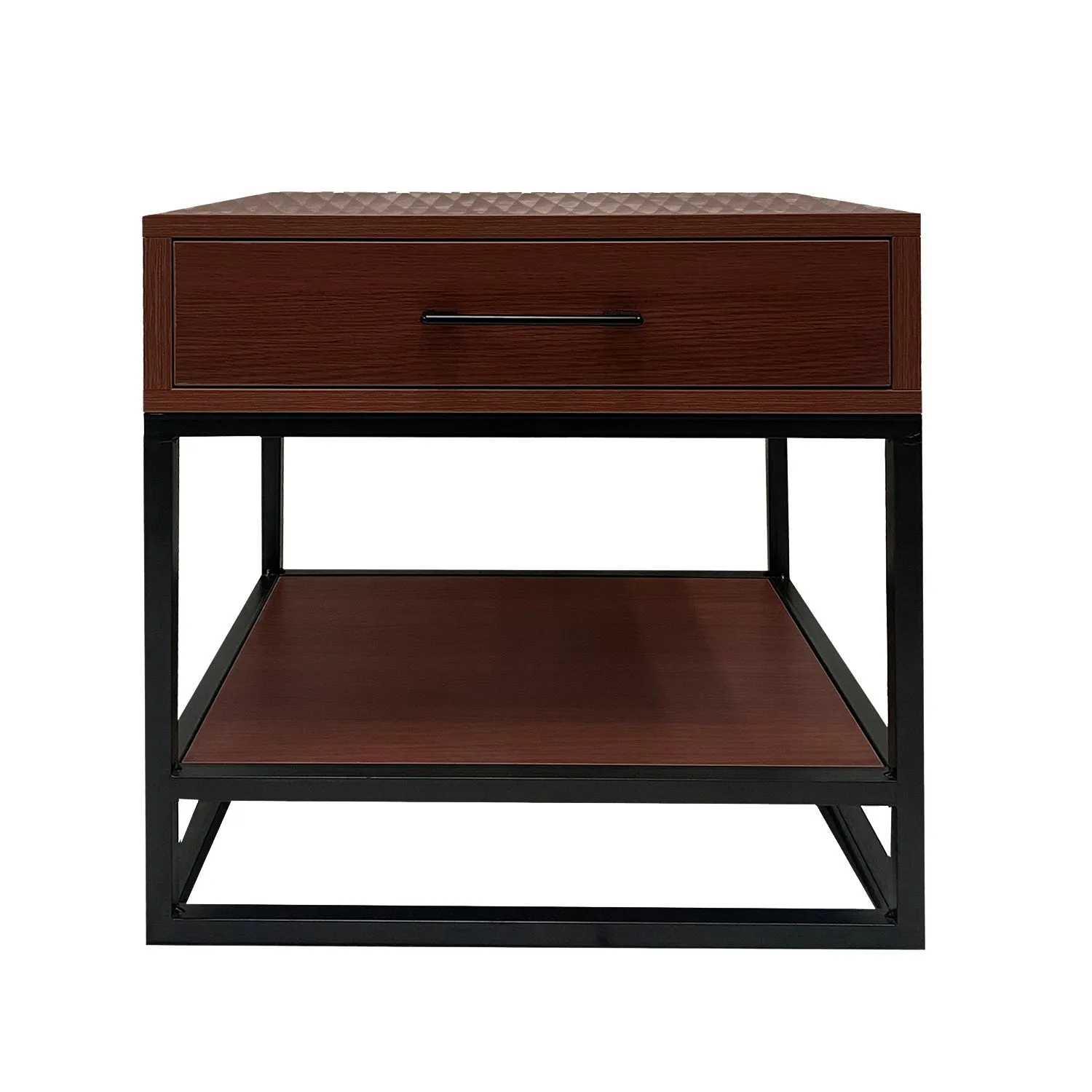 Ellie Side Table with 1 Drawer & Shelf