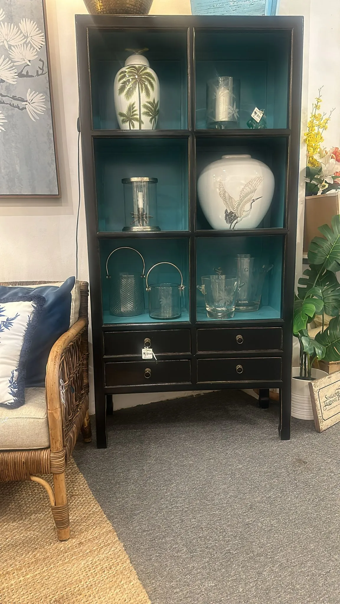 Elmwood Cabinets with 6 Shelves