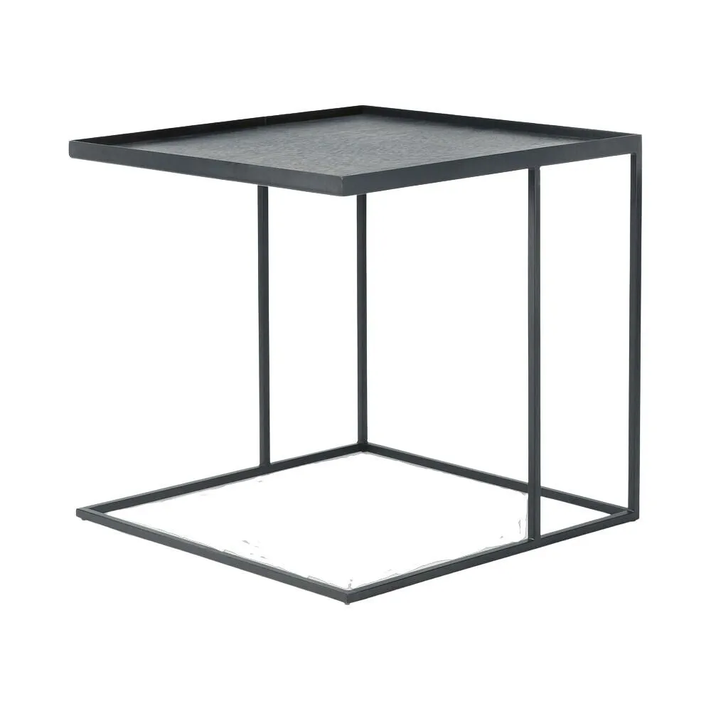 Ethnicraft - Tray Side Table - Square  - Black L