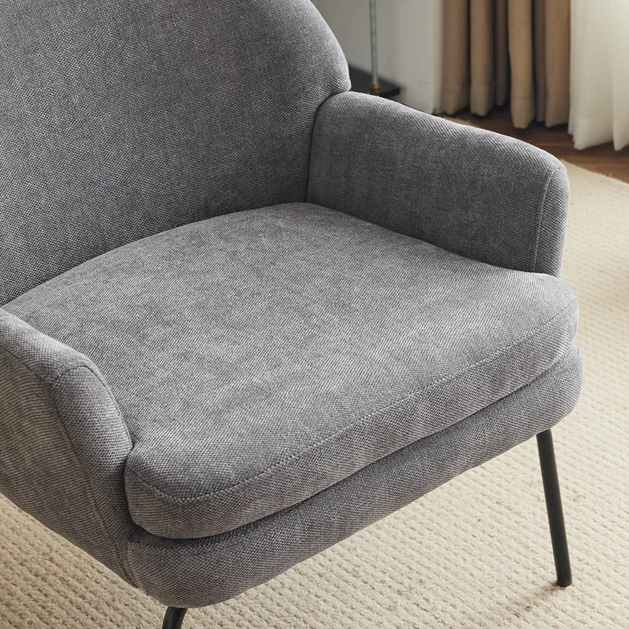 Optimized Title: Elegant Freydis Armchair with Plush Cushions