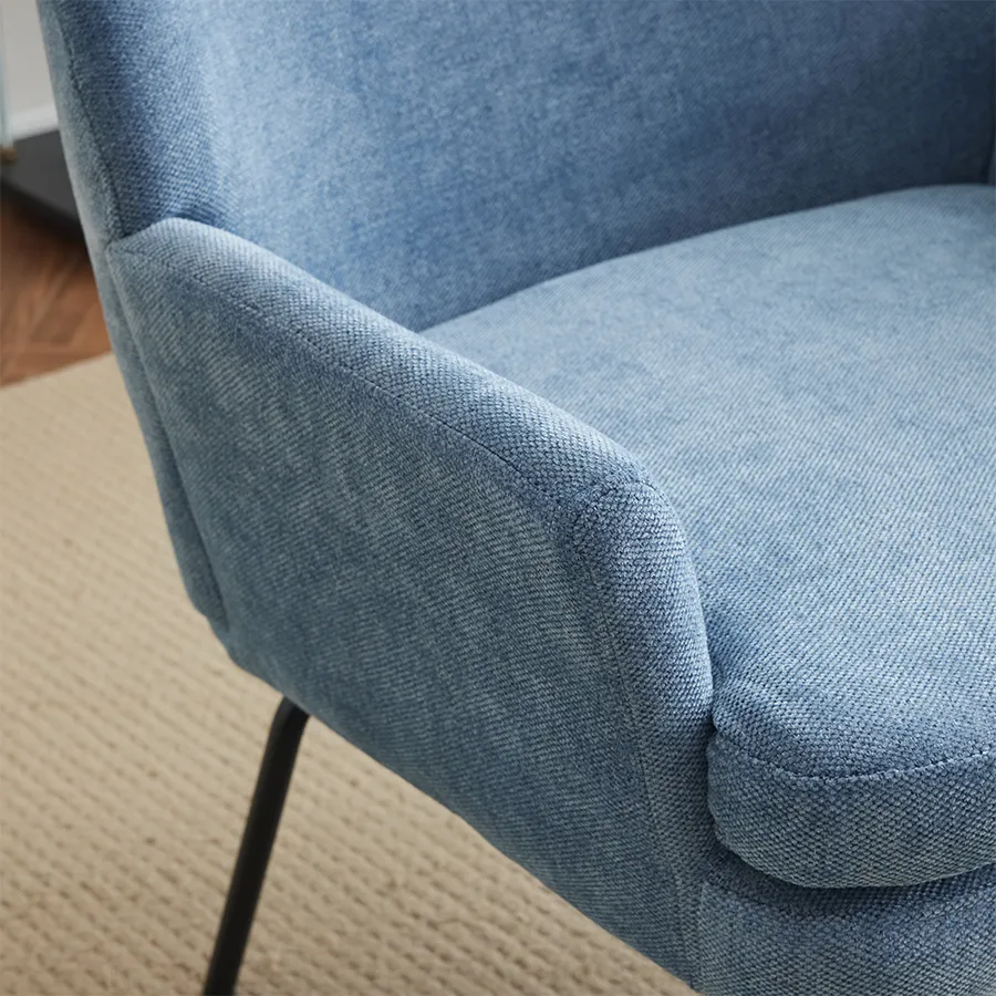 Optimized Title: Elegant Freydis Armchair with Plush Cushions