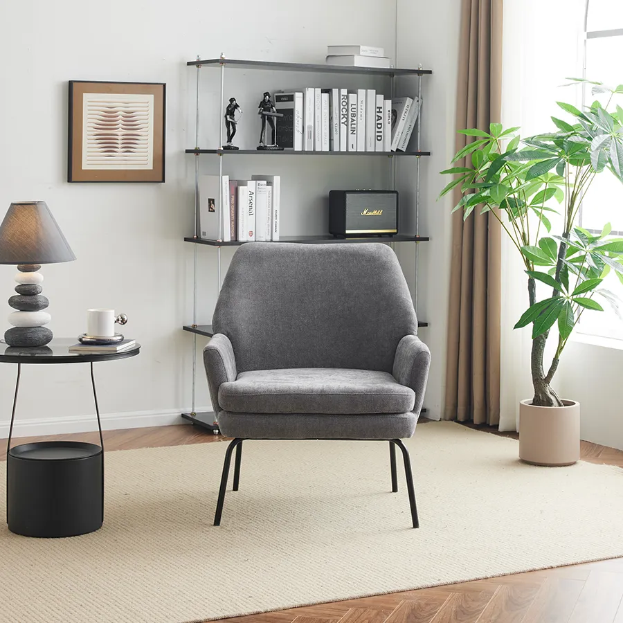 Optimized Title: Elegant Freydis Armchair with Plush Cushions