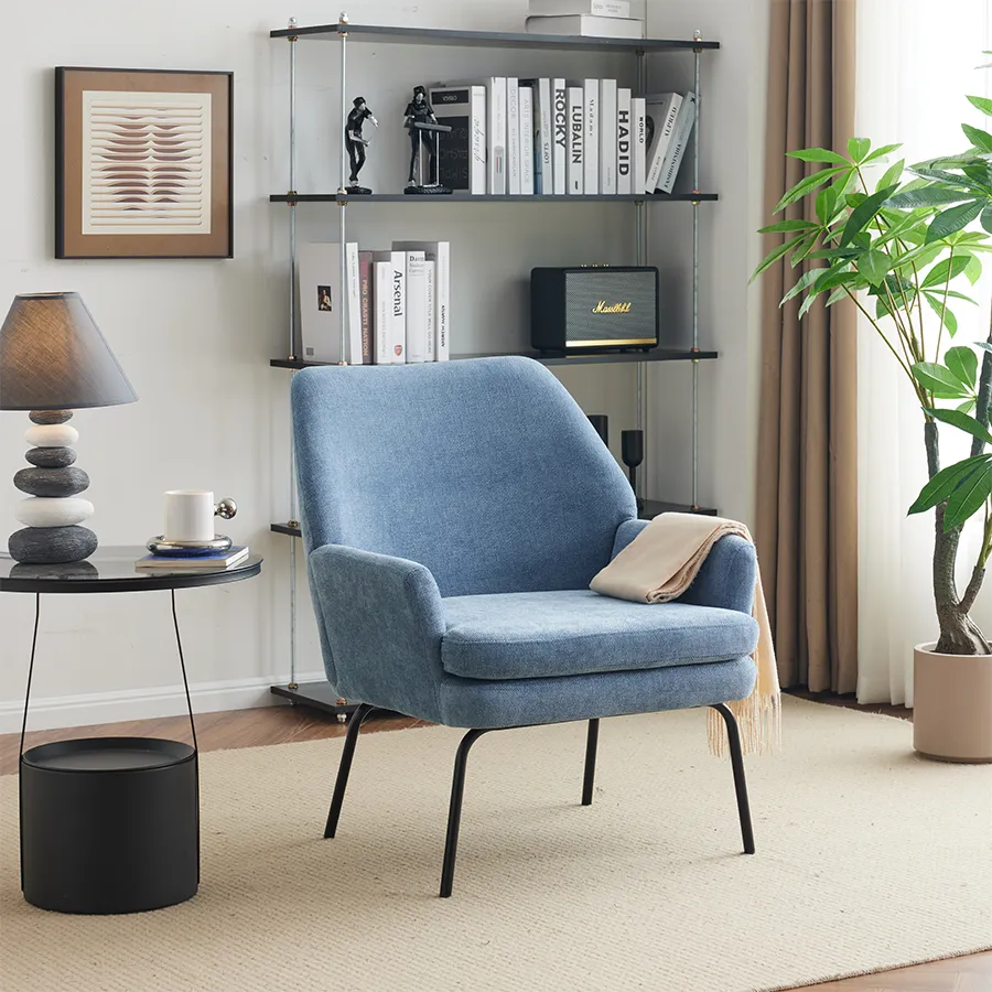 Optimized Title: Elegant Freydis Armchair with Plush Cushions