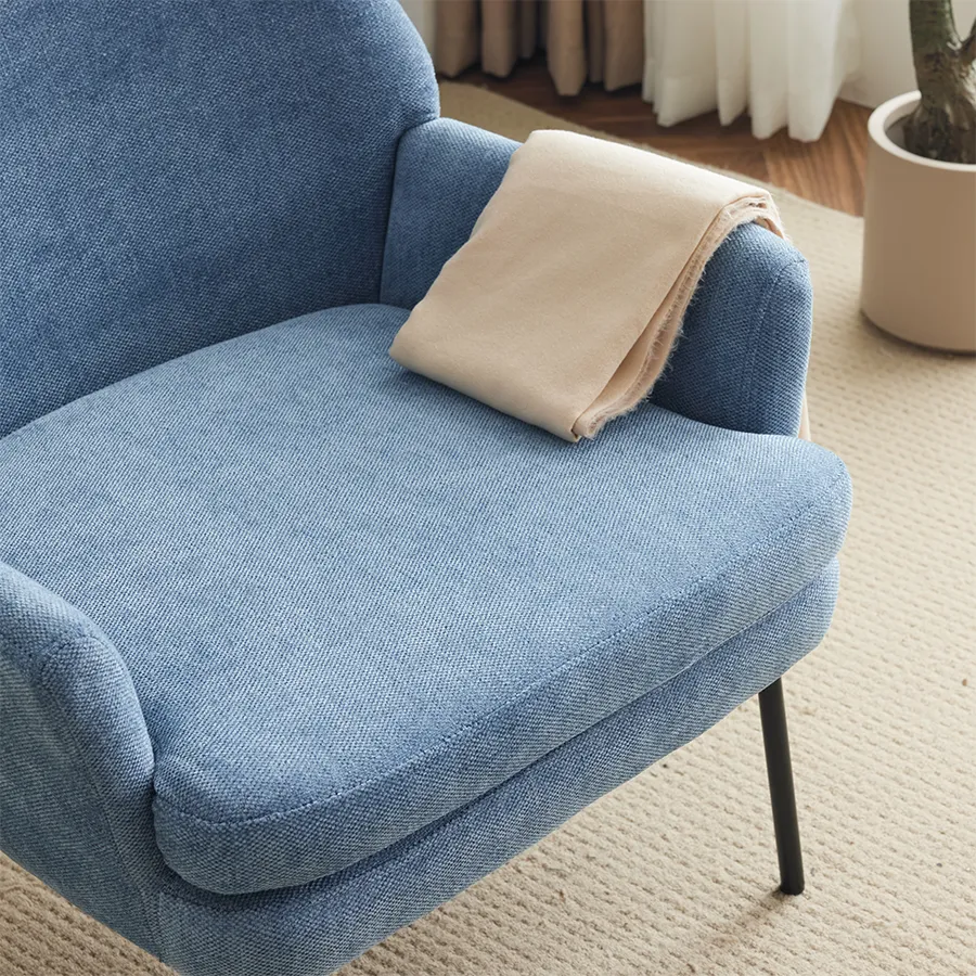 Optimized Title: Elegant Freydis Armchair with Plush Cushions