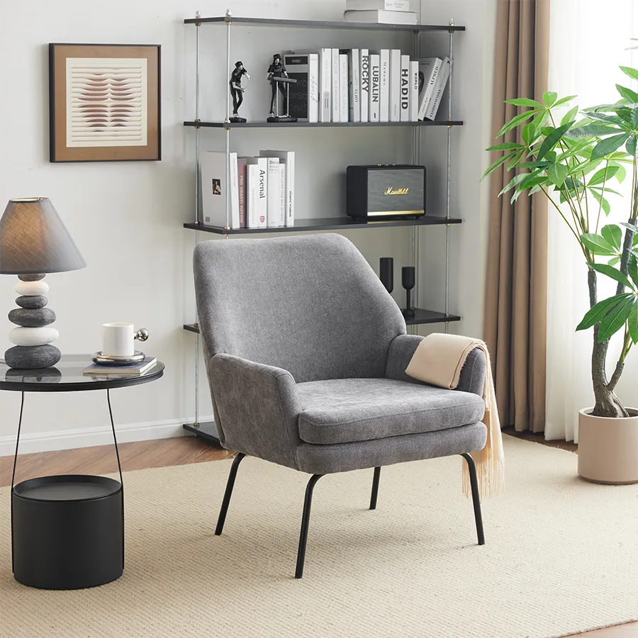 Optimized Title: Elegant Freydis Armchair with Plush Cushions