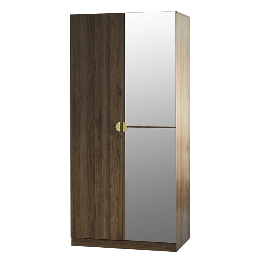 Georgine 2 Door with Mirror Wardrobe