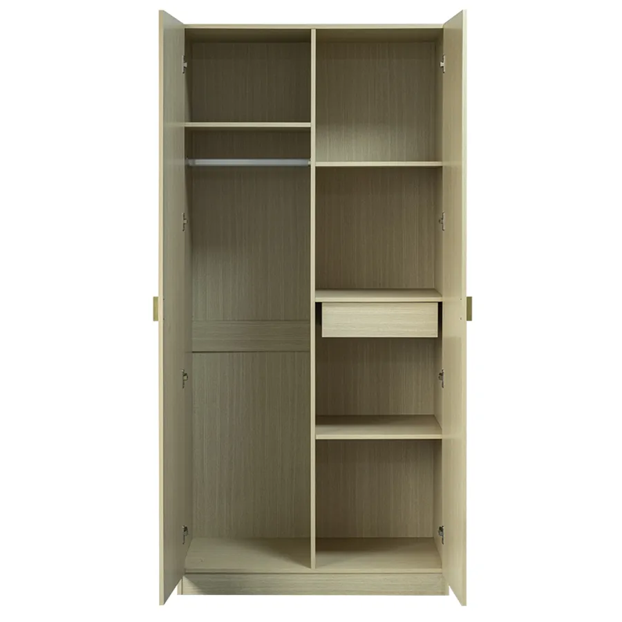 Georgine 2 Door with Mirror Wardrobe