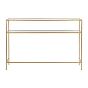 Golden Console Table