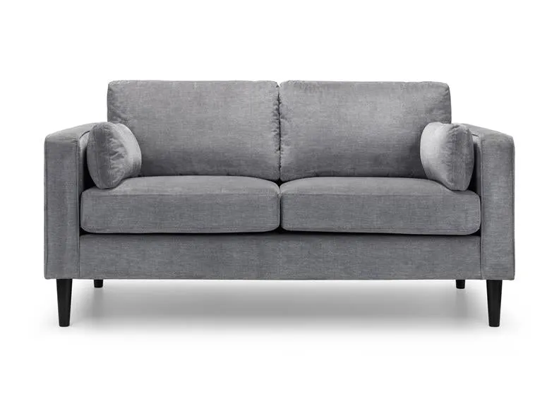 Hayward Grey Chenille Two Seat Sofa