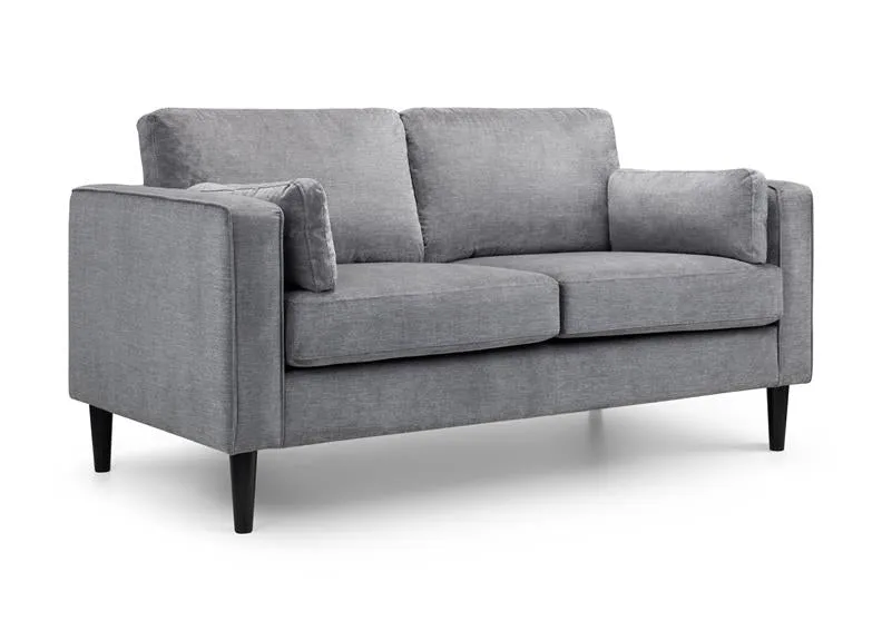 Hayward Grey Chenille Two Seat Sofa