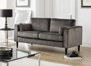 Hayward Grey Velvet Two Seat Sofa