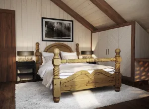 Illington Wooden Bed Frame - Custom