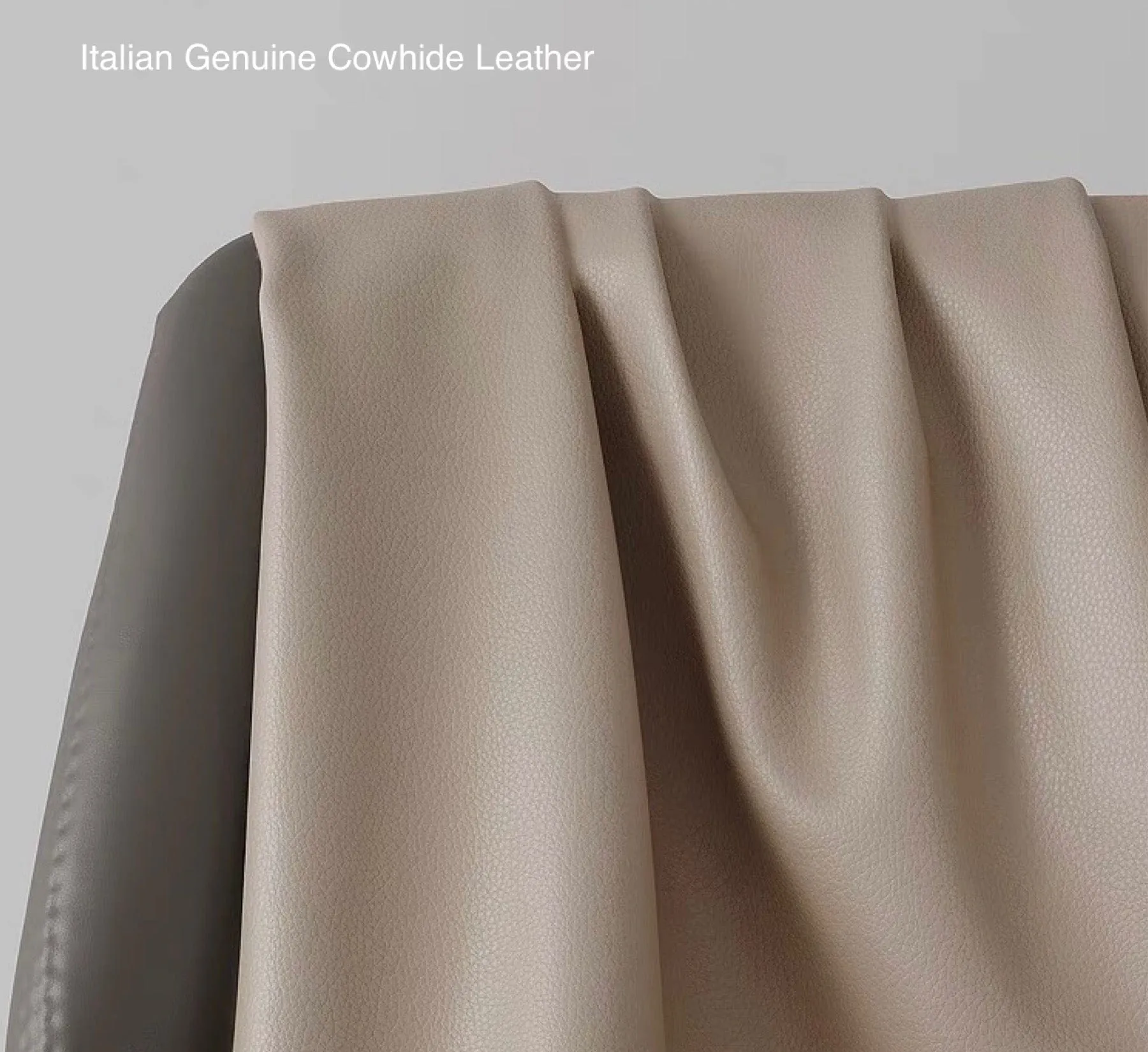 Kaysen Genuine Cowhide Leather Sofa