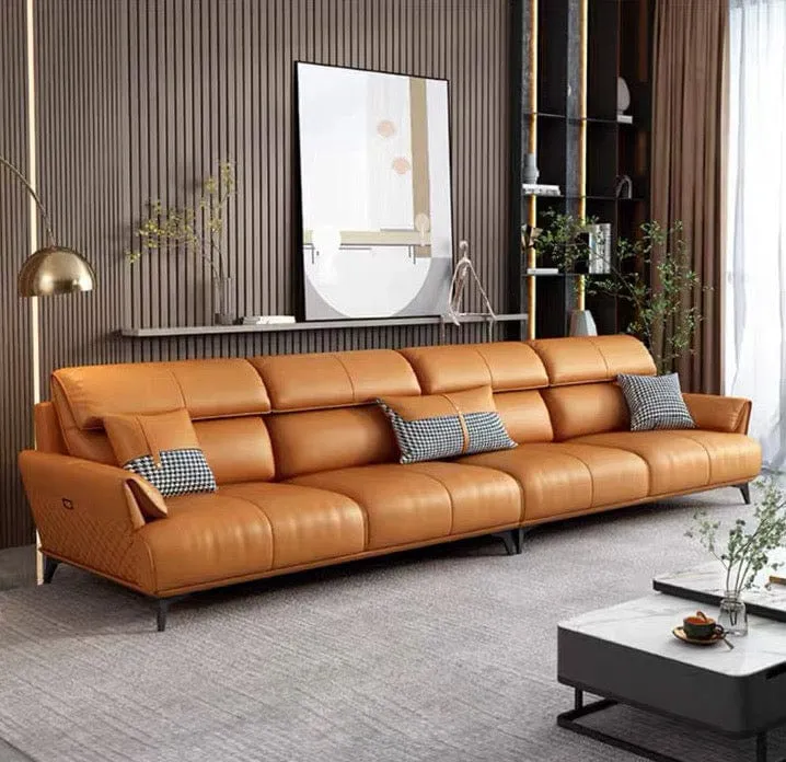 Lawry Leather Sectional Sofa