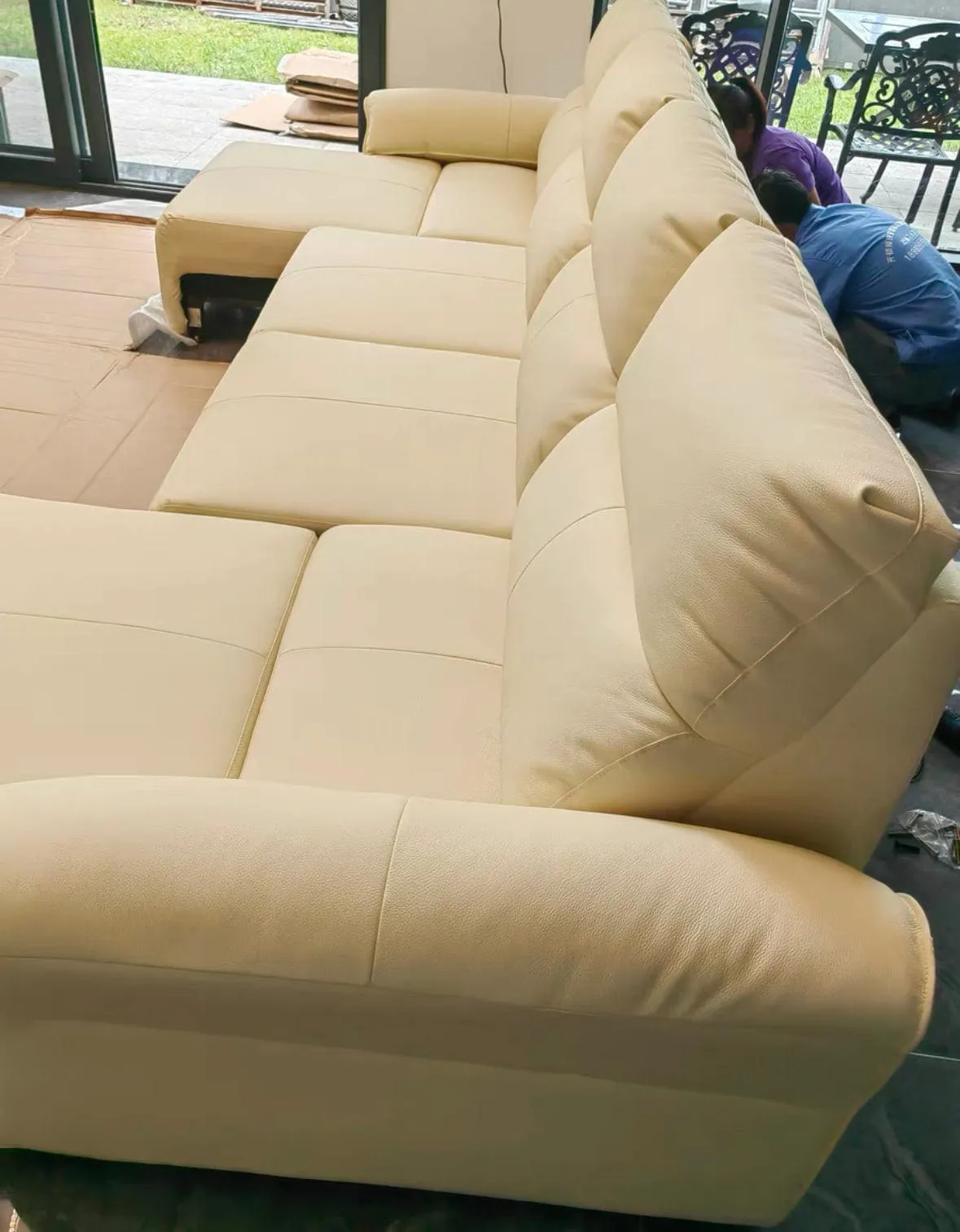 Maca Electric Leather Sofa Bed