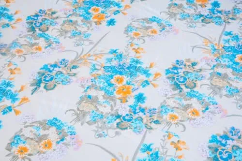 My Little Bedsheet for Double Bed Flower Printed Flat Bedsheet Soft bedsheet Soft Cotton bedsheet Size (230×250cms)