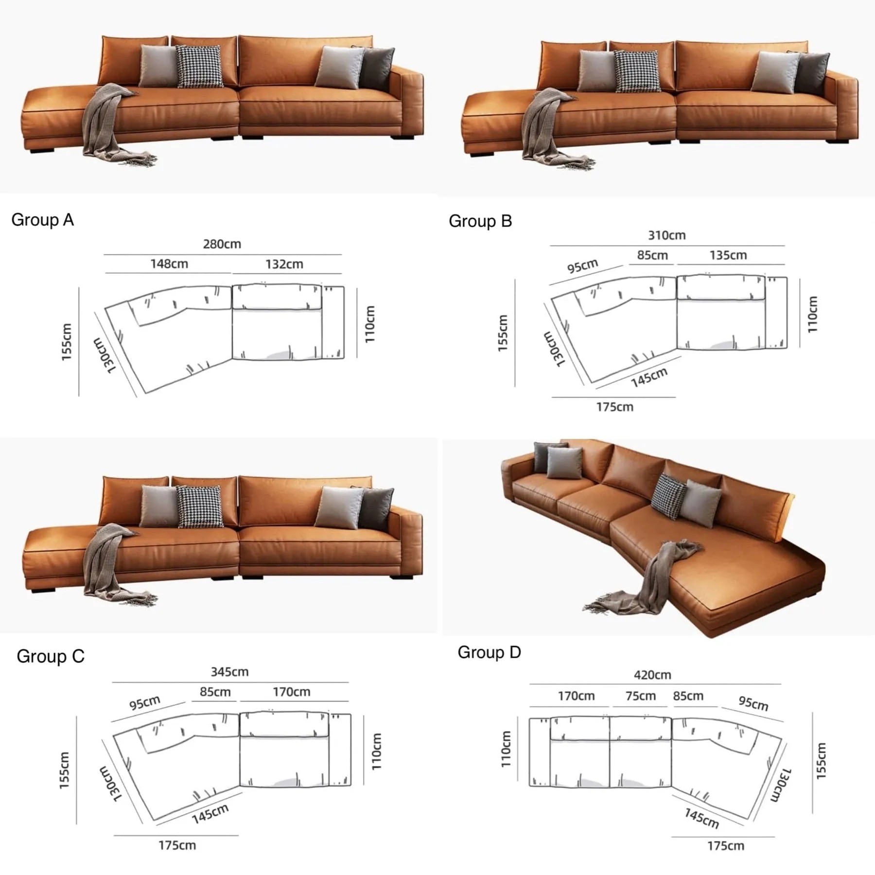 Napoli Sectional Sofa