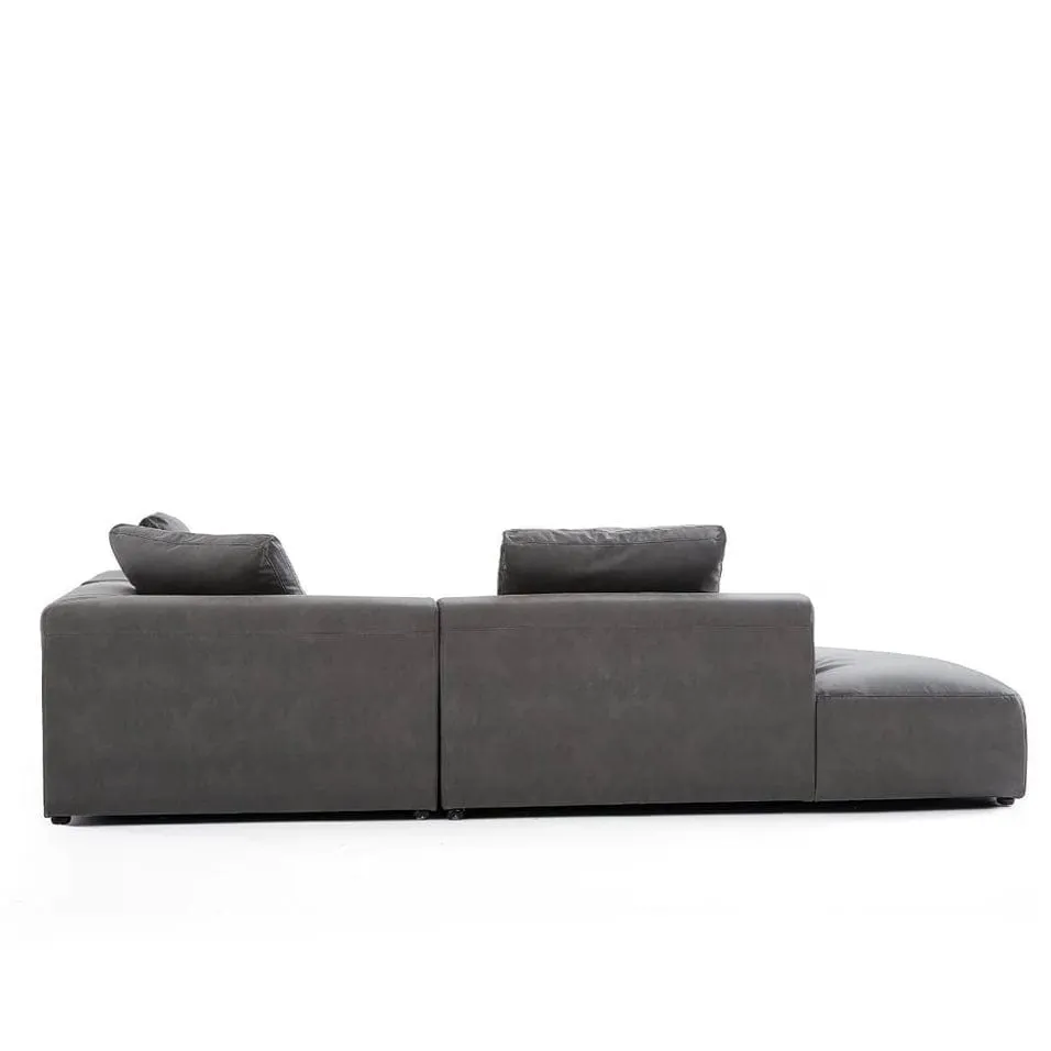 Nathan Sectional Open Chaise Sofa