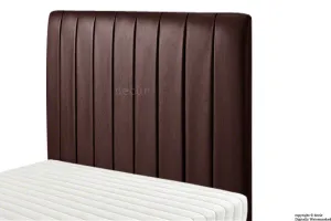 Petra Headboard Faux Leather - Brown