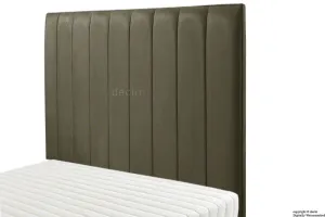 Petra Velvet Headboard - Taupe