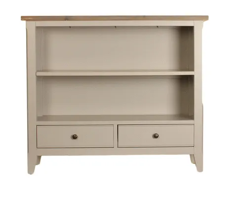 Ridley Grey Low Bookcase