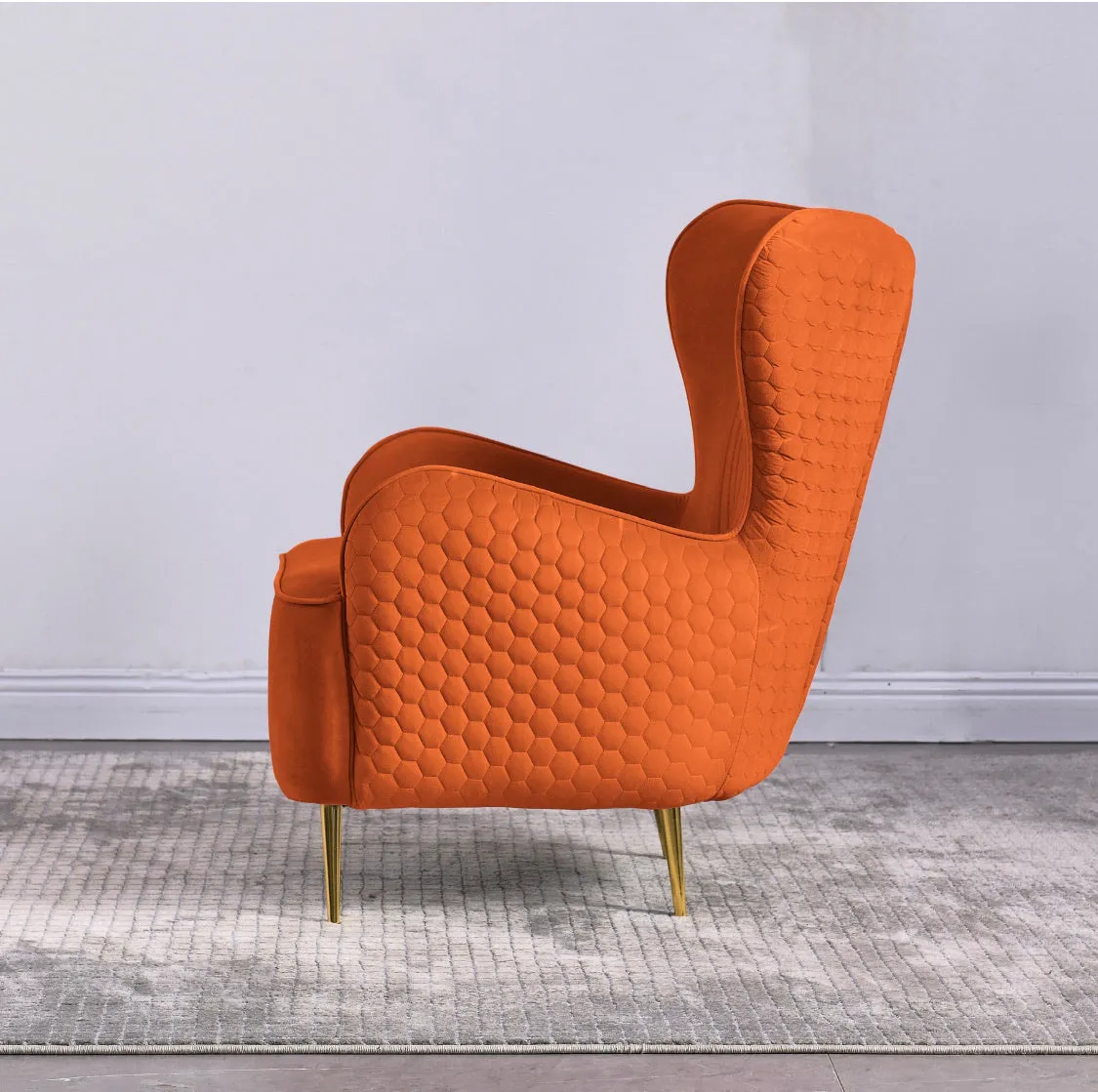 Rubeza Leo Lottie Collection Armchair - Burnt Orange