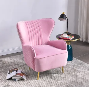 Rubeza Leo Lottie Collection Armchair - Taffy Pink