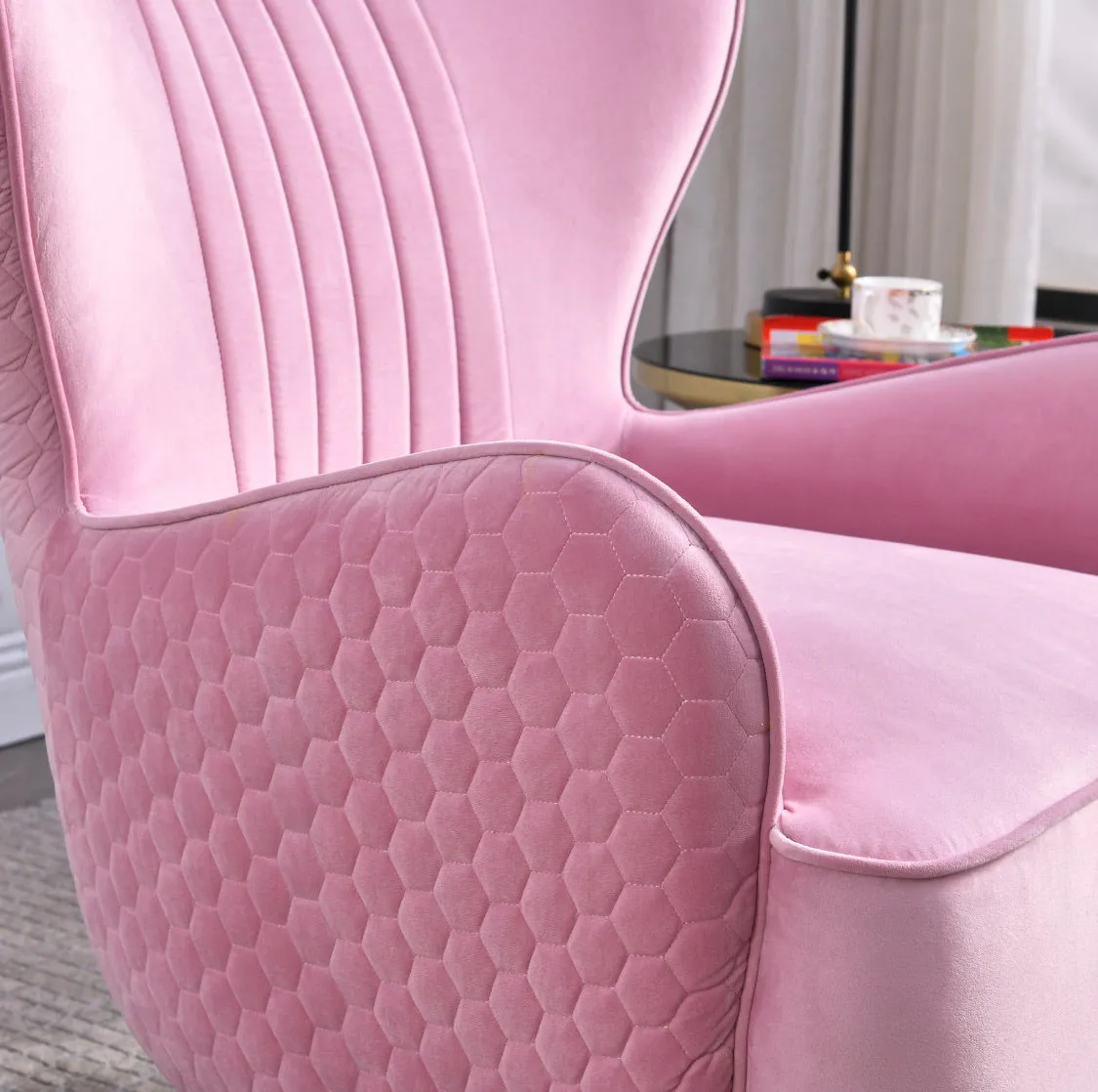 Rubeza Leo Lottie Collection Armchair - Taffy Pink